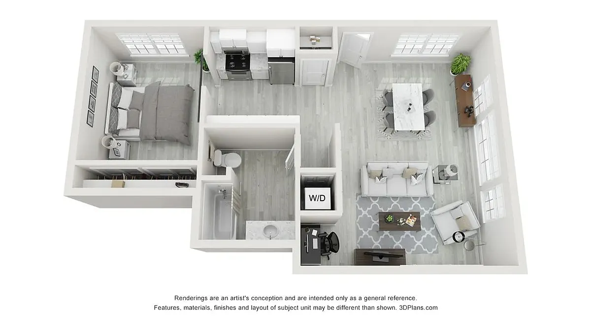 Floor plan The Rosewood Villa