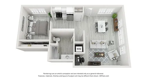 Floor plan The Rosewood Villa