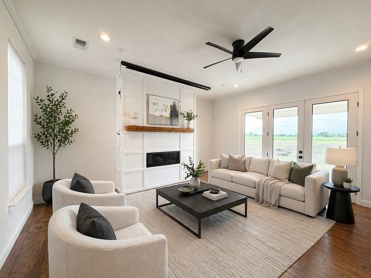 Virtually Staged Photo Living room - 308 Red Buoy Cv