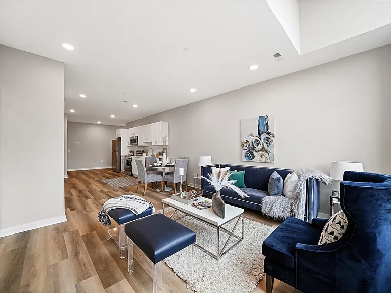 Open living room floor plan