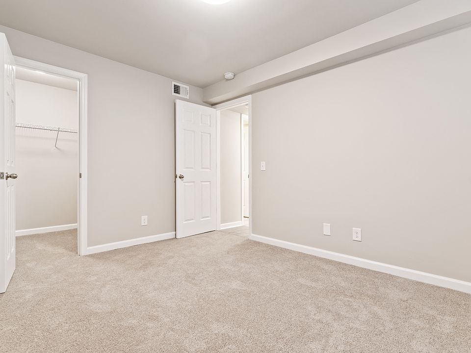 Carpeted bedrooms