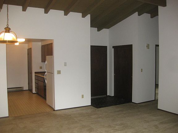 Dining area (on left, just outside kitchen), Entry, Kitchen, hallway to bedrooms/bath