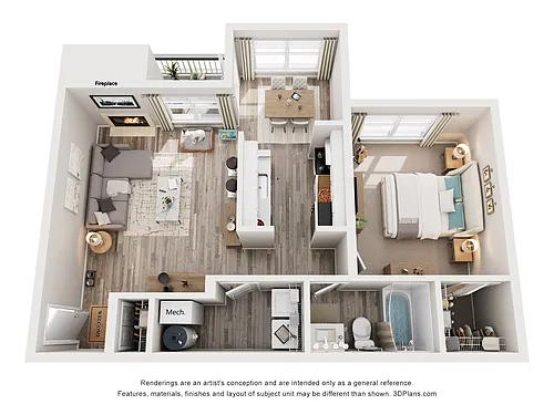 Floor plan Chesterfield Cup