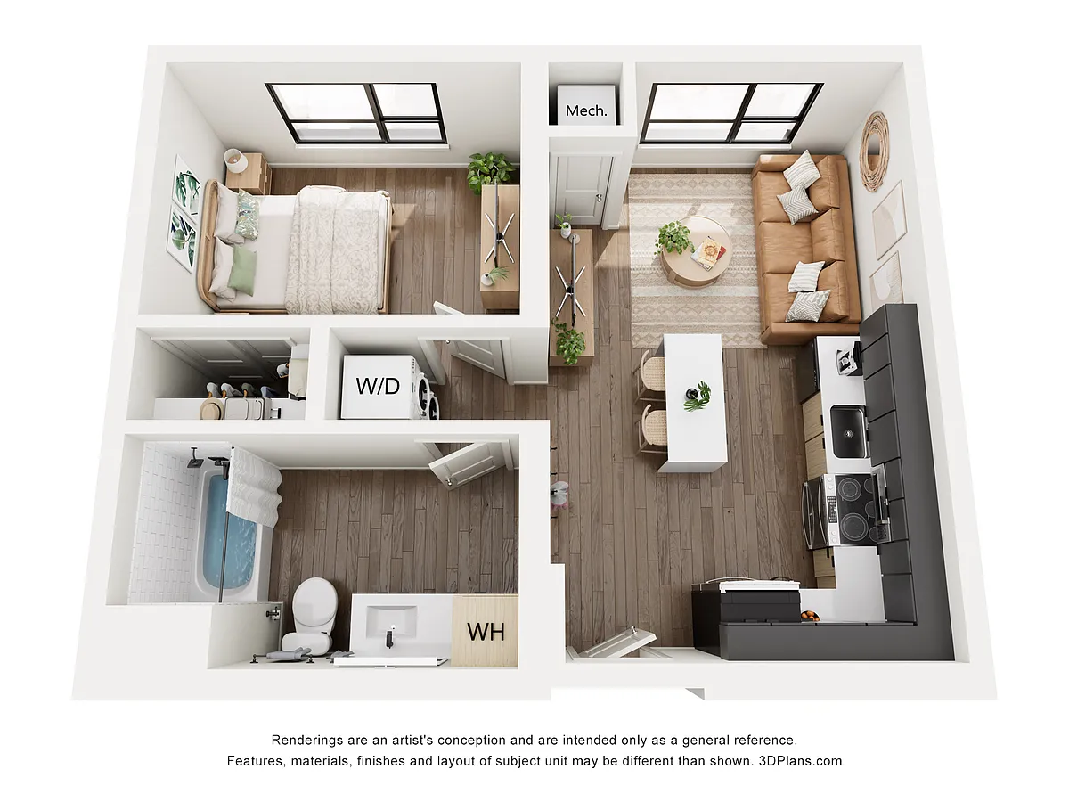 Floor plan 1B2