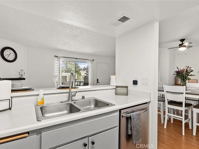 Kitchen view facing entry