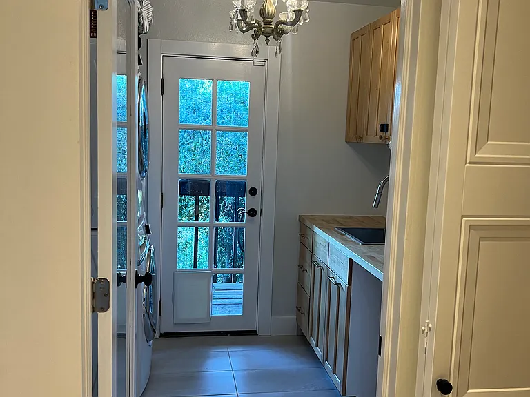 Lower level laundry room (bottom of stairs)