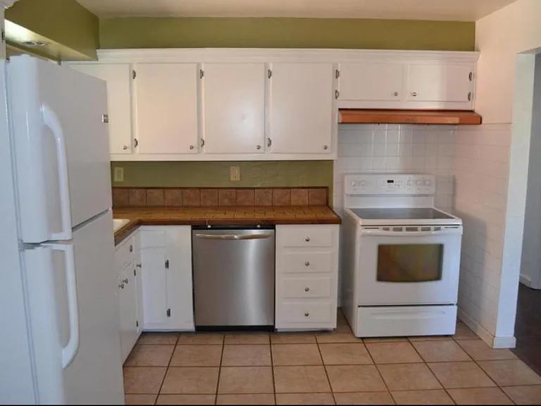 updated kitchen with new appliances