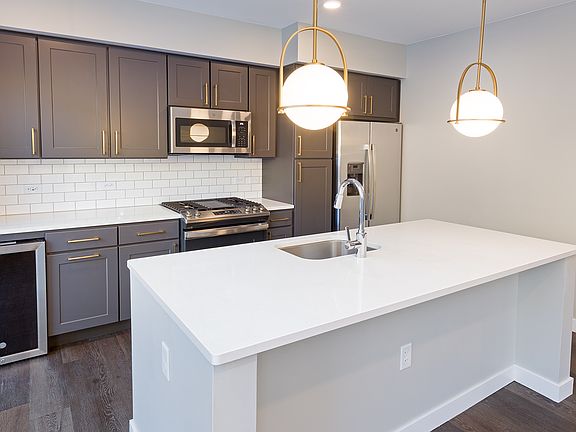 Townhomes come equipped with beautifully styled interiors and kitchens