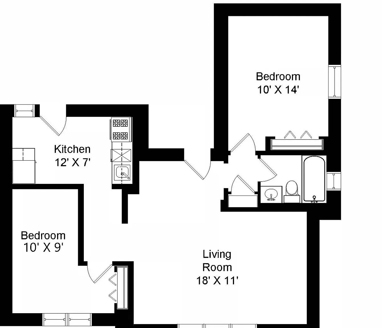 2 bed, 750 sqft, $2,750 — Photo 3