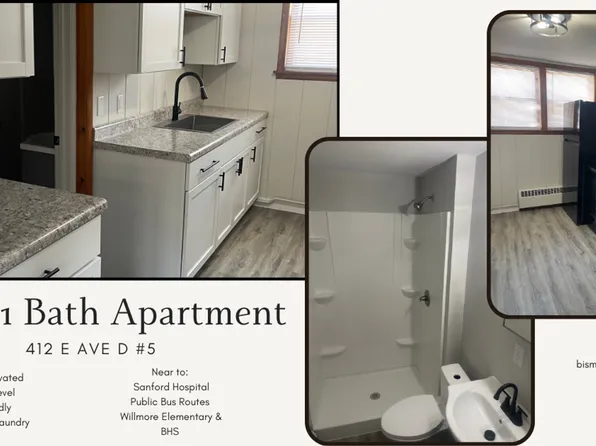 412 E Ave D, 412 E Avenue D APT 5, Bismarck, ND 58501