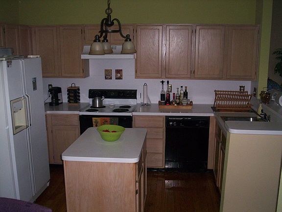 Open kitchen with island