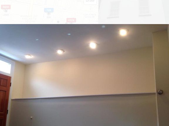 Front door to living room