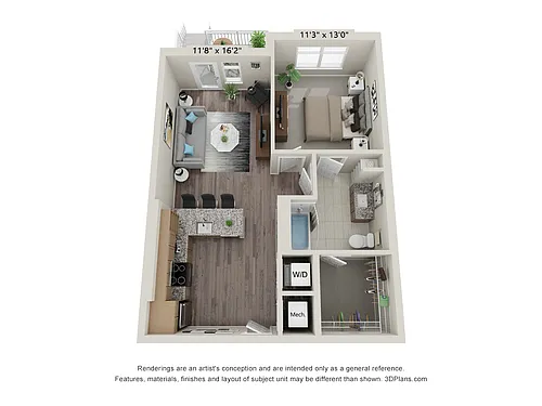 Floor plan A1 - Juniper
