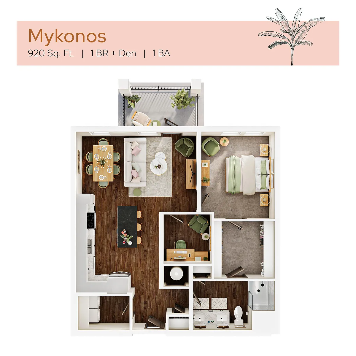Floor plan Mykonos