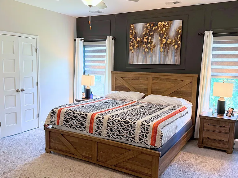 Owner's Bedroom walk-in closet and master bath