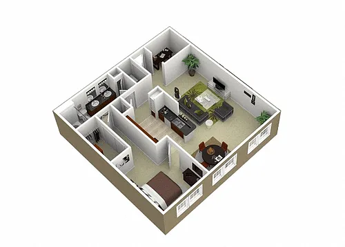 Floor plan A6 (The Alabama)
