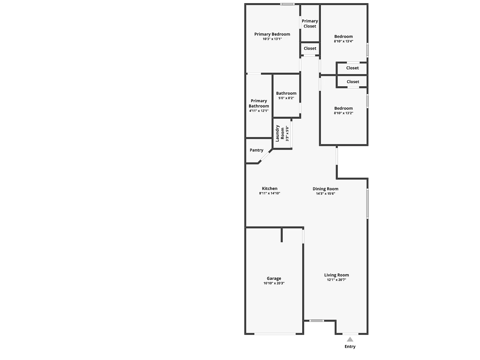 3 bed, 1350 sqft, $1,400 — Photo 2