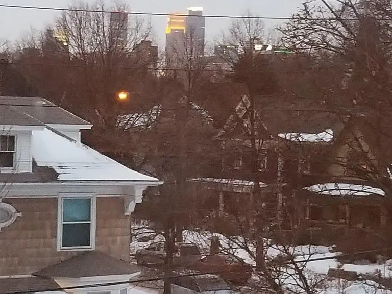 View of downtown Minneapolis Skyline from 3rd floor
