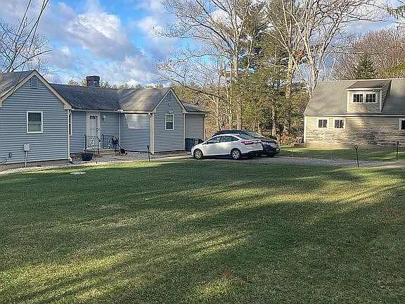 Front corner of lot