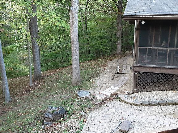 front porch at main house