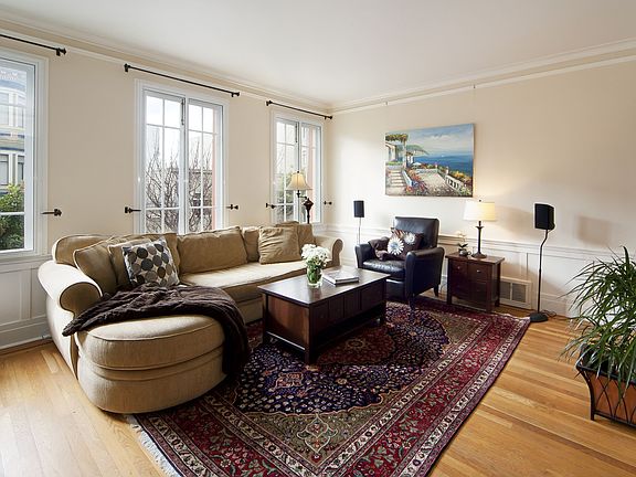 Living room with afternoon sun