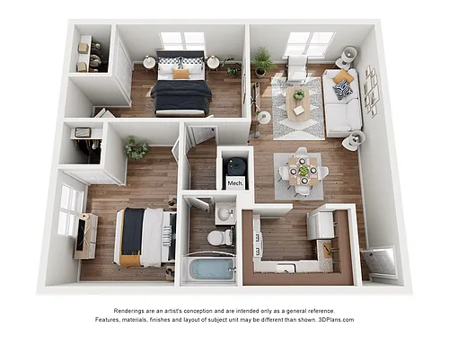 Floor plan The Cross Creek - Exclusive