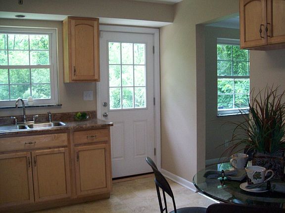 walk out from kitchen