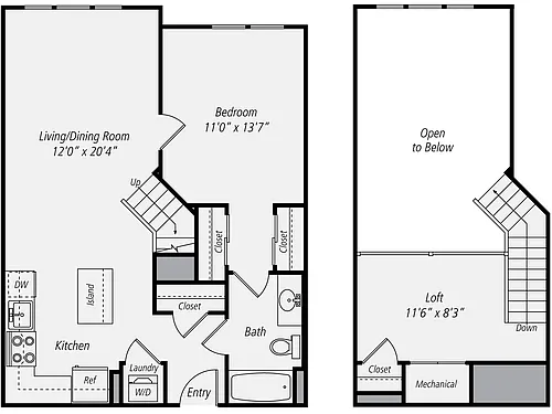 Floor plan A8 Loft
