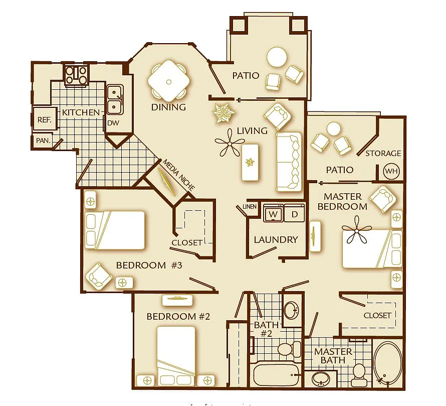 Floor plan C1D
