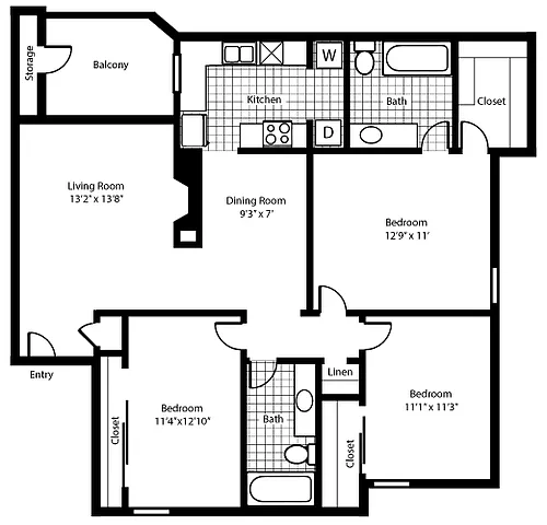 Floor plan The Vail