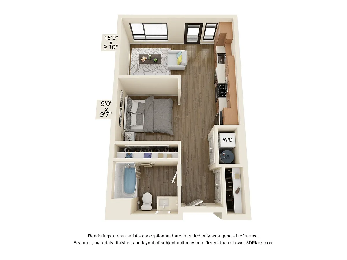 Floor plan Studio