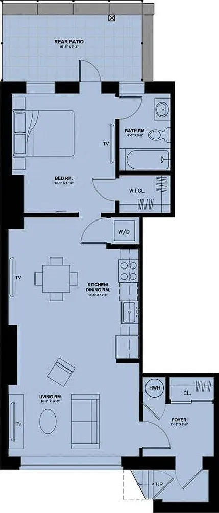 1 bed, 767 sqft, $1,800 — Photo 2
