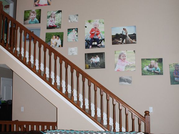 Stairs to loft and basement