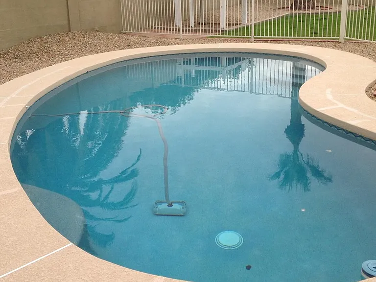 Gated Pebble Tec Pool