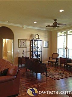 View of Living Room From Dining Area