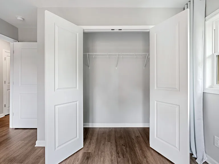 Second bedroom features a spacious closet.