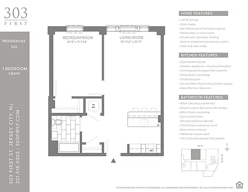 Floor plan 303FA005