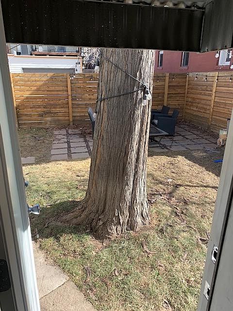 Shared fenced Back yard