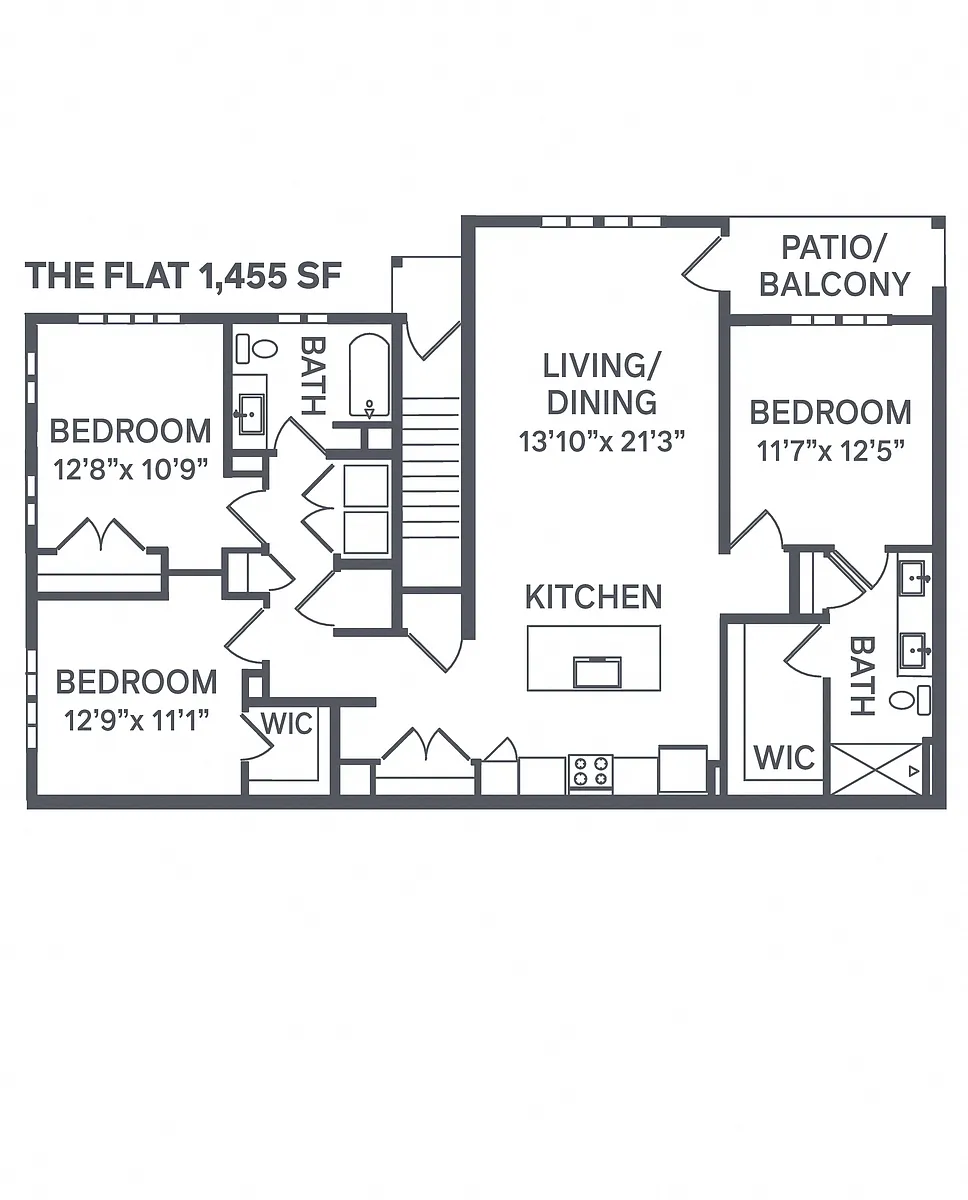 Floor plan The Flat