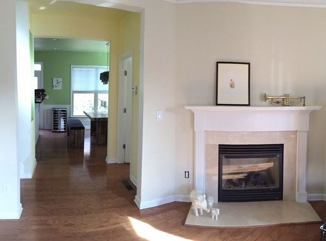 Fire Place leading to DIning Room