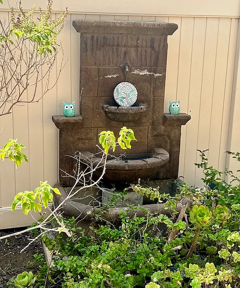Backyard fountain