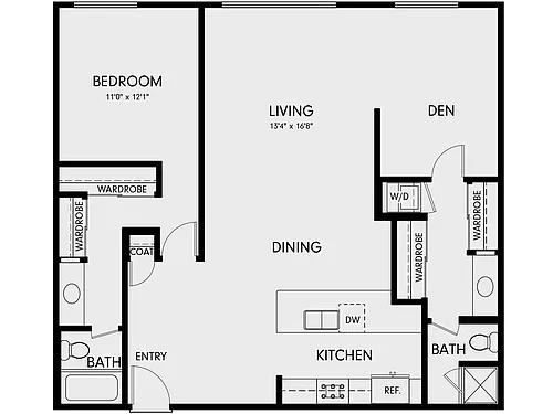 Floor plan 1DA4
