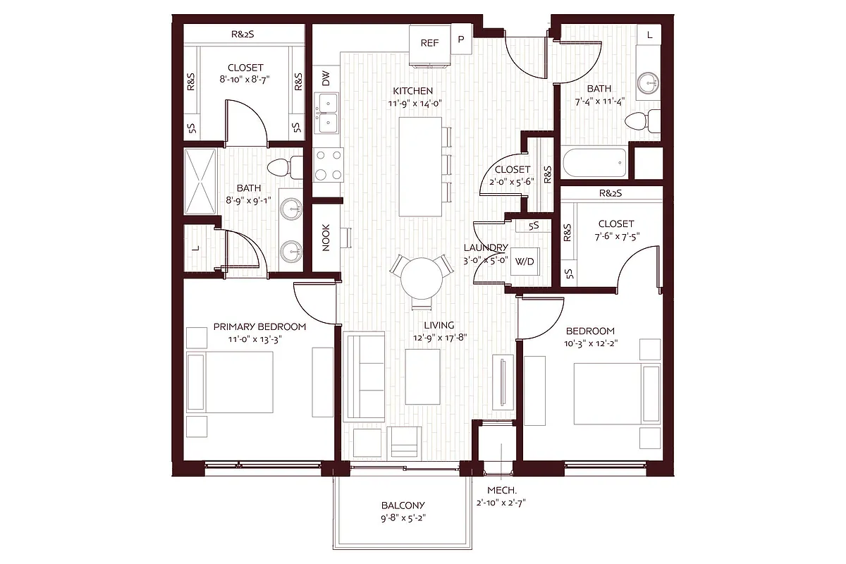 Floor plan Napa Valley