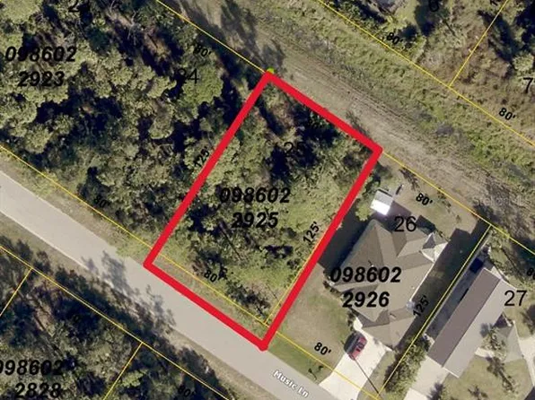 MUSIC LANE LOT 25, NORTH PORT, FL 34286