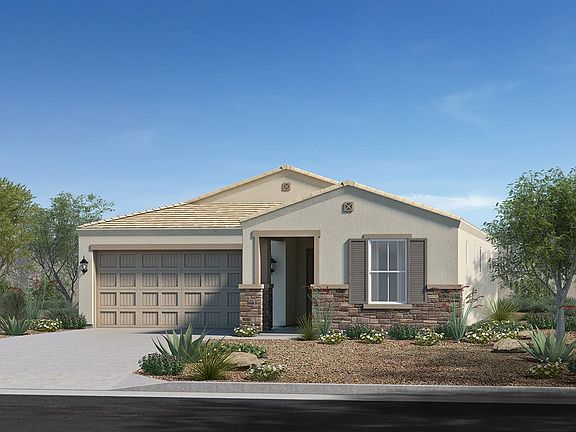 Exterior C with stone