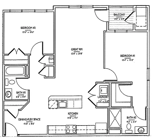 Floor plan Hadley