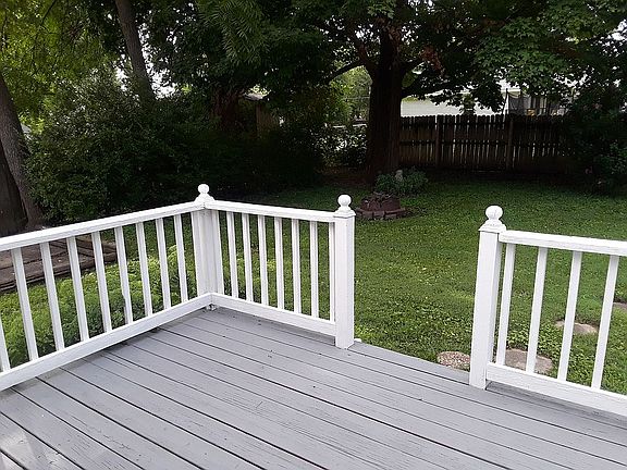 nice private deck