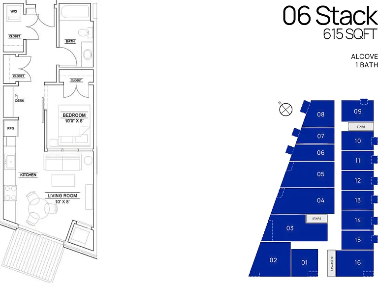 1Bed - 615 Sq Ft 1Bed - 615 Sq Ft