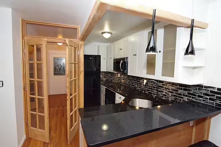 Kitchen and entryway
