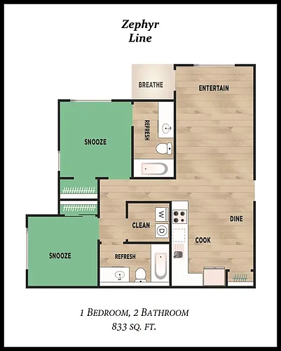 Floor plan 2X2